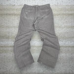 Vintage 90s Towncraft Corduroy Pants 34x30 Baggy Wide Leg Fit Tan Cotton